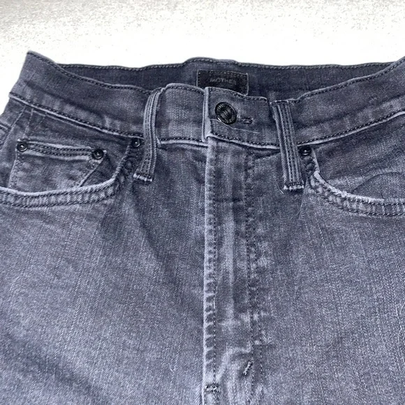 Black Mother Denim Jeans - Picture 7 of 13